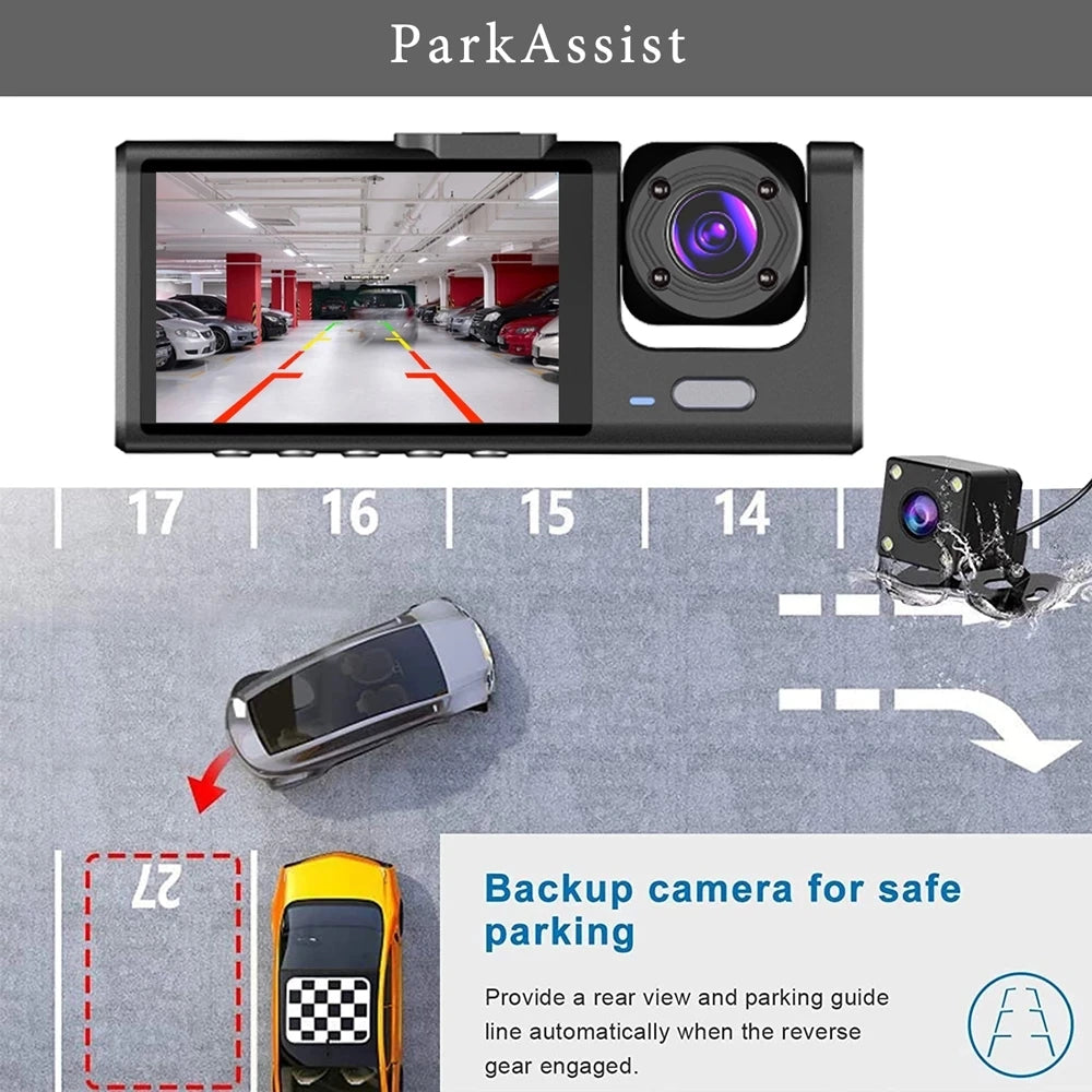 TripleVision HD Dash Cam System